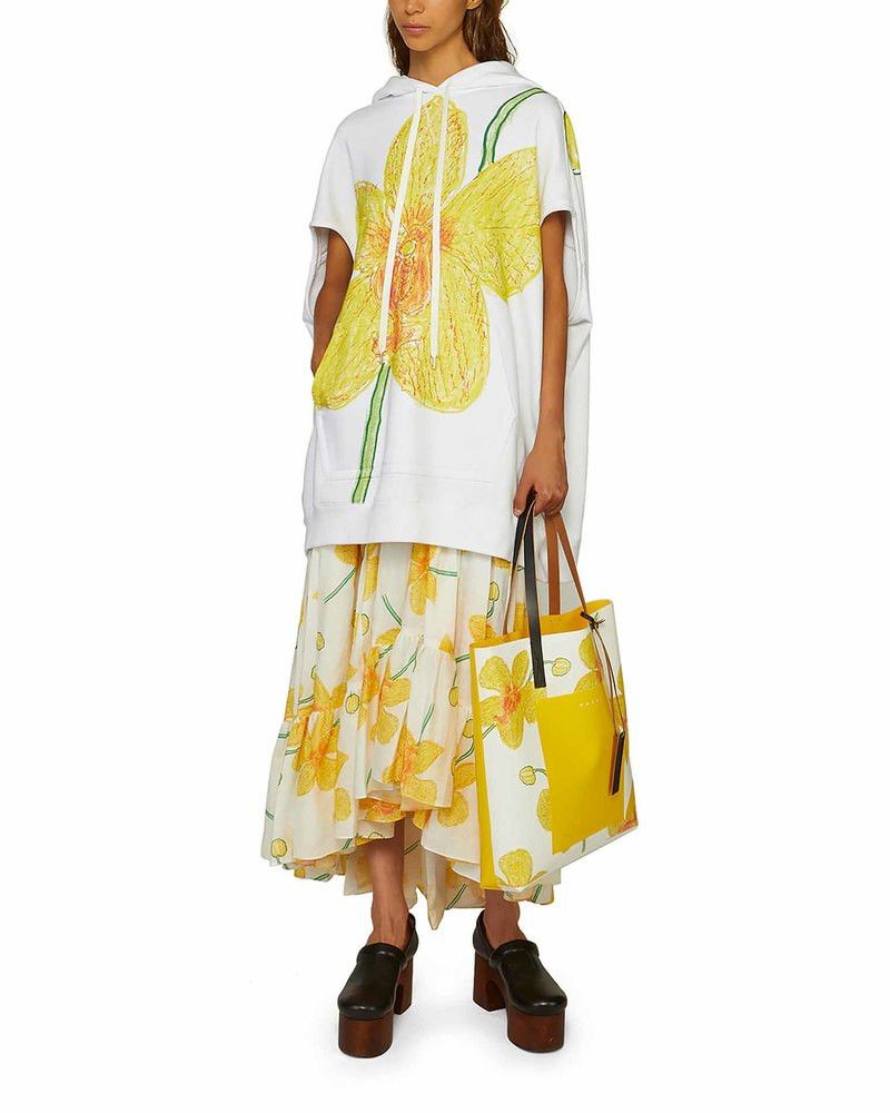 Marni o1y1125 Maxi Skirt in Multicolor Size 26" / US 2 / IT 38 - 4 Thumbnail