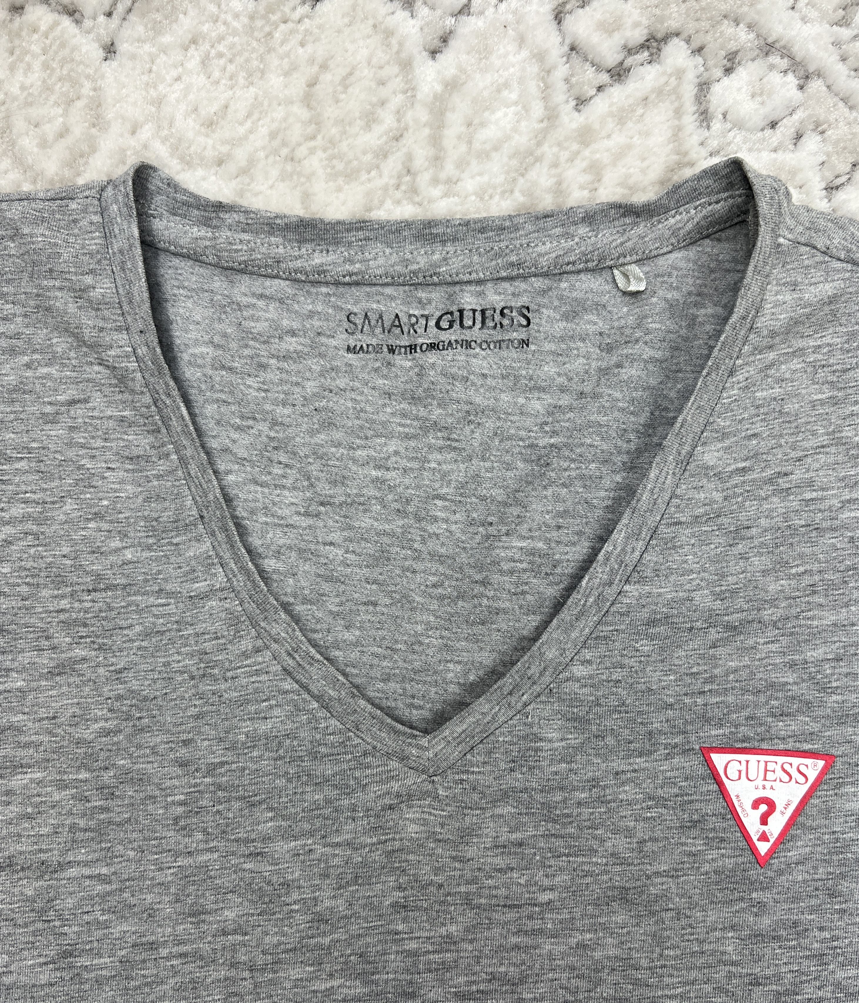 Guess Guess Smart guess Organic Cotton V-Neck T-Shirt Size M / US 6-8 / IT 42-44 - 2 Thumbnail