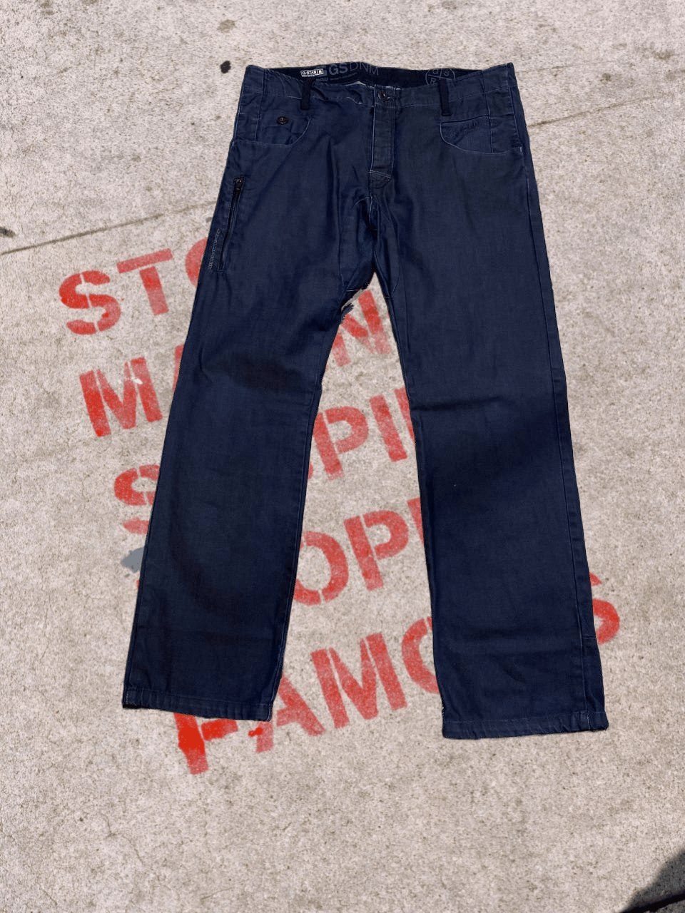 G STAR Men’s Vintage Wash Jeans Regular Fit W36 L32