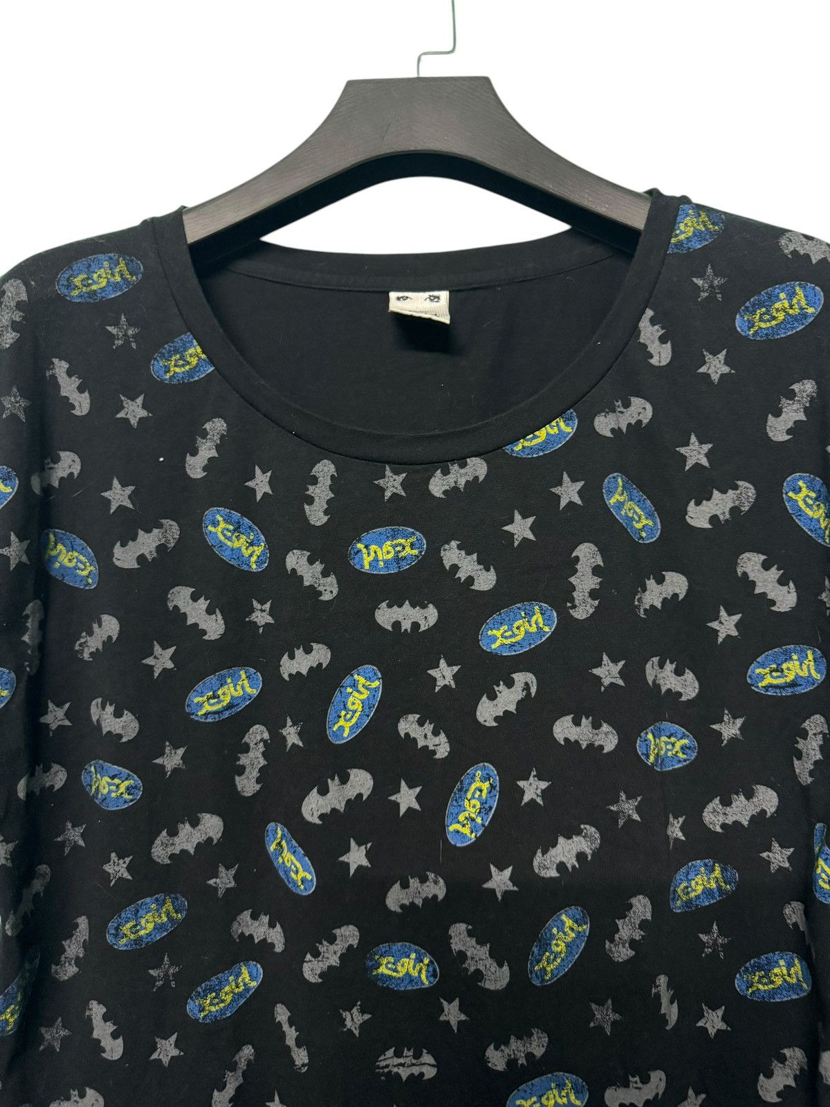 Japanese Brand 💥 X-GIRL X BATMAN FULL PRINTED BOXY SHIRT Size M / US 6-8 / IT 42-44 - 5 Thumbnail