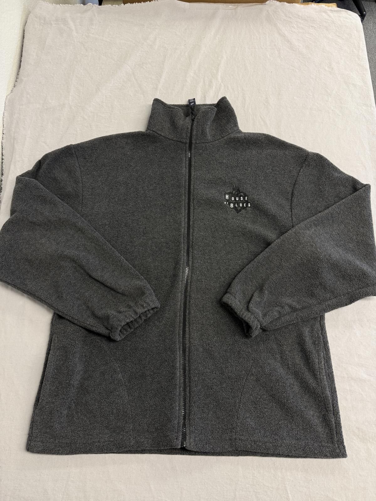 Designer House of Blues Merch Fleece Jacket Made in USA - L w7 Size US L / EU 52-54 / 3 - 1 Thumbnail
