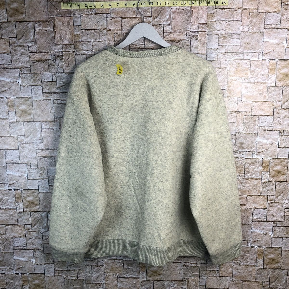 Ellesse Ellesse Golf Cream mohair Sweatshirt #A176 Size US L / EU 52-54 / 3 - 12 Thumbnail