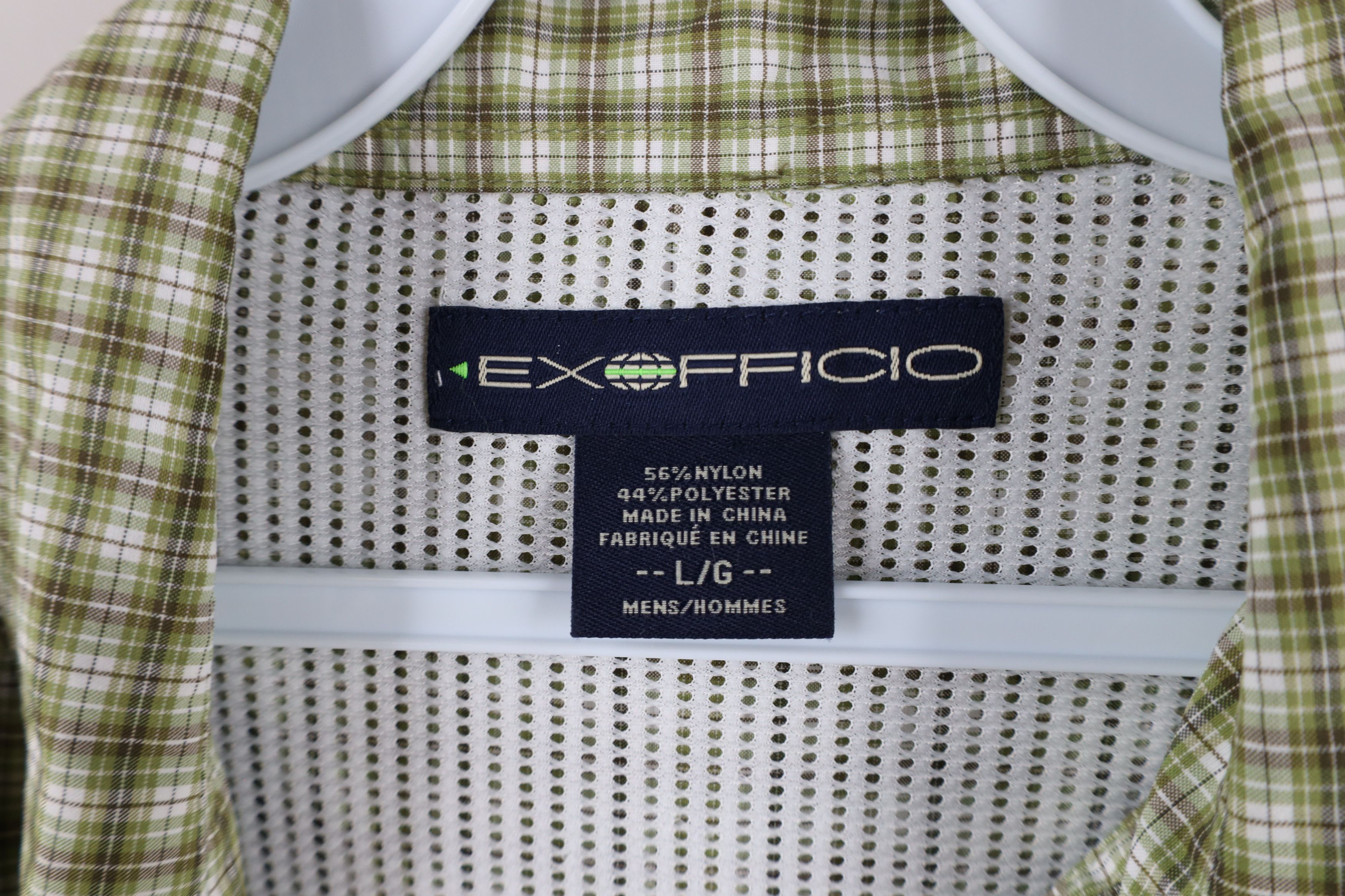 ExOfficio × Vintage ExOfficio Out Double Pocket Collared Button Down Shirt Plaid Size US L / EU 52-54 / 3 - 8 Thumbnail