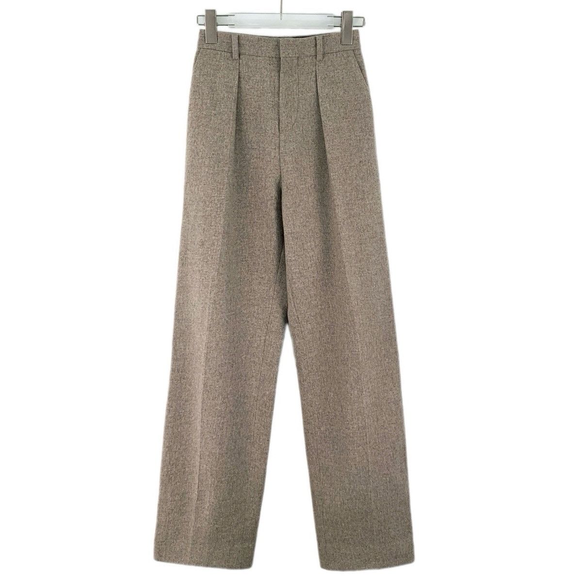 Celine Celine Oatmeal Wool Casual Pants K26WX Size 24" / US 00 / IT 34 - 1 Thumbnail