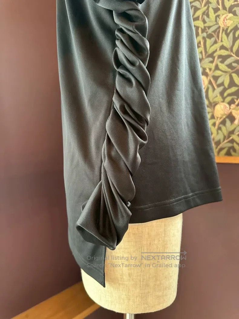 Comme des Garcons Comme Des Garcons Black pleated long sleeve top Size M / US 6-8 / IT 42-44 - 3 Thumbnail