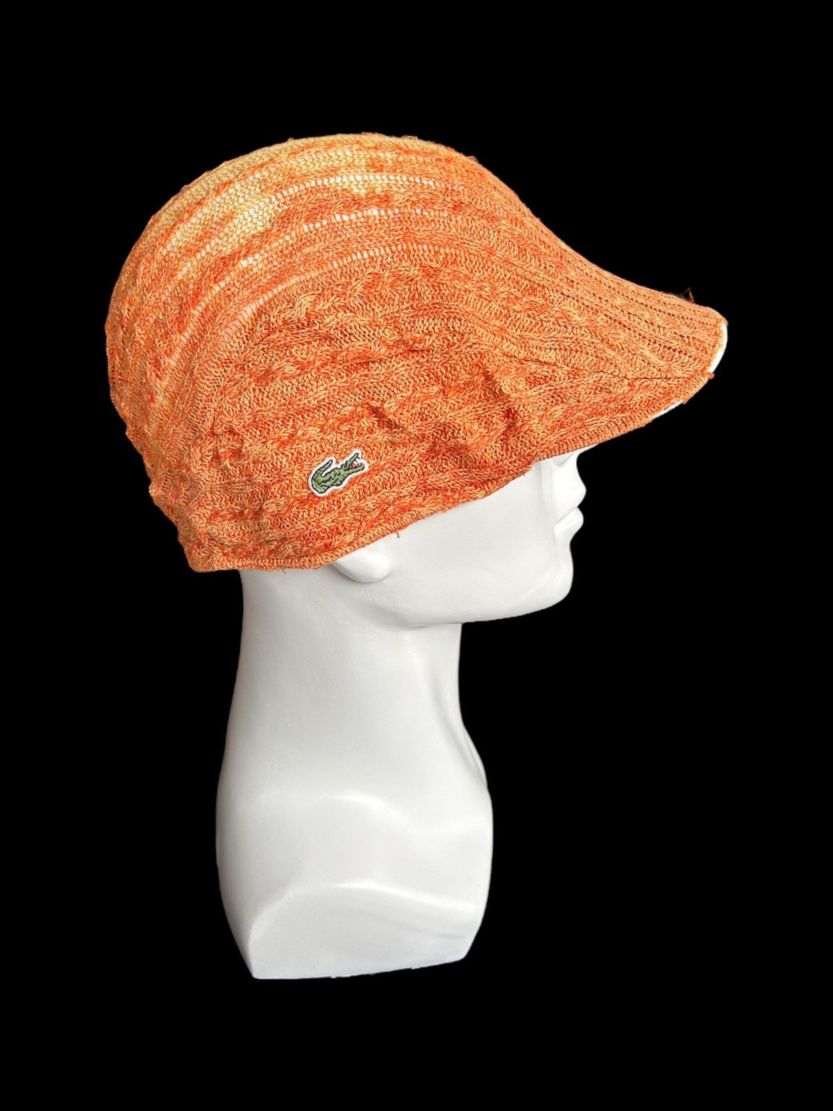 Japanese Brand × Kapital × Vintage Distressed Orange Brand Lacoste Baret Hats Size ONE SIZE - 2 Thumbnail
