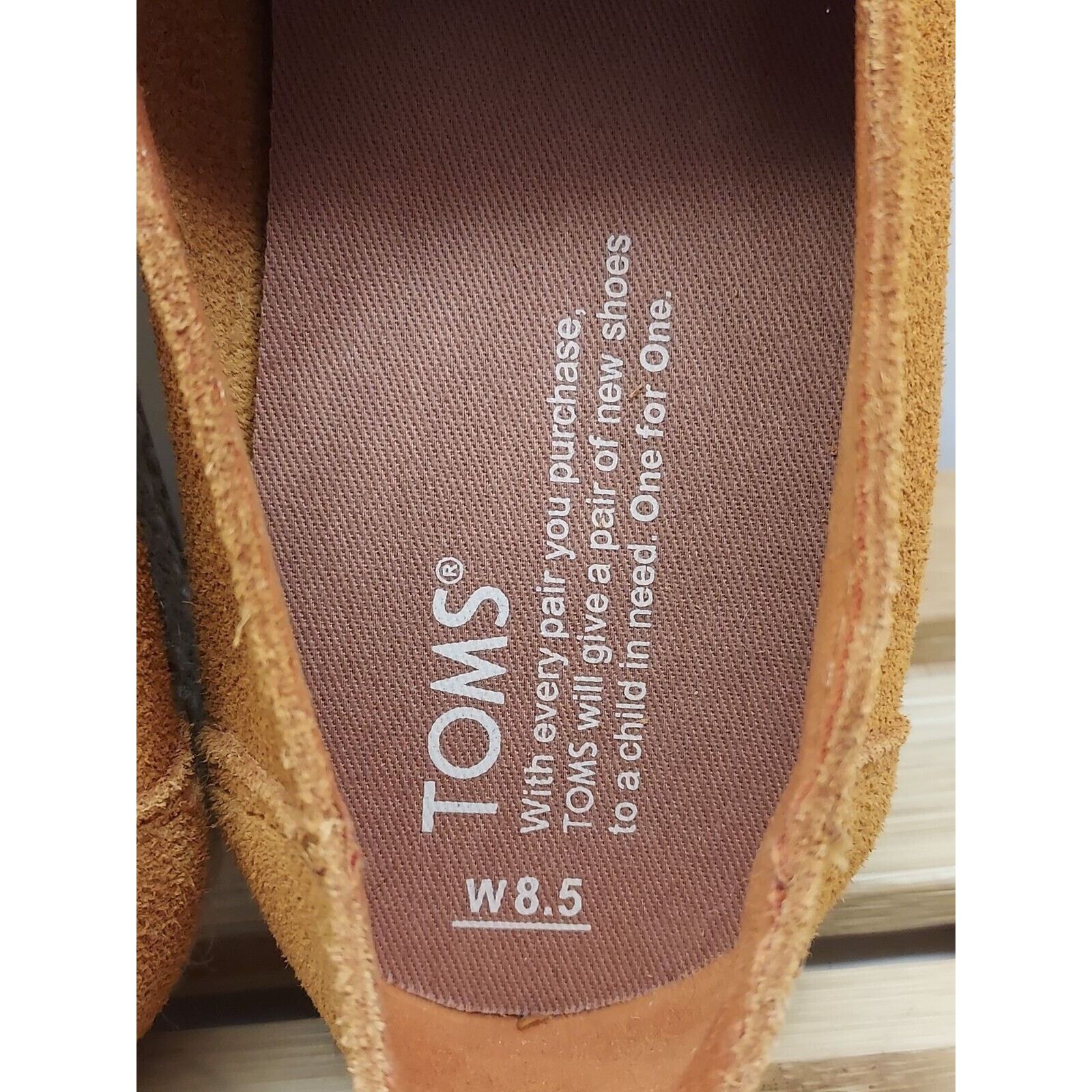 Toms TOMS Womens | Brown | Tassled Suede Slip On Shoes Size 8.5 Size US 8.5 / IT 38.5 - 9 Thumbnail