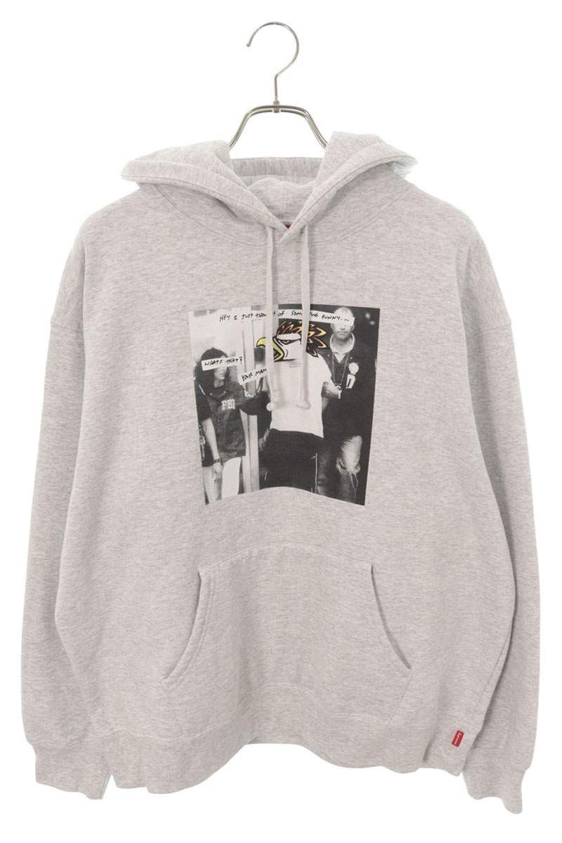 Supreme Supreme Kate Moss Hooded Sweatshirt Ash Grey L in Hand