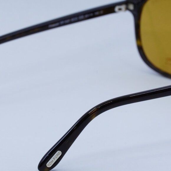 Tom Ford Tom Ford FT1027 52E Prescott Sunglasses Havana Square Frame Size ONE SIZE - 8 Thumbnail