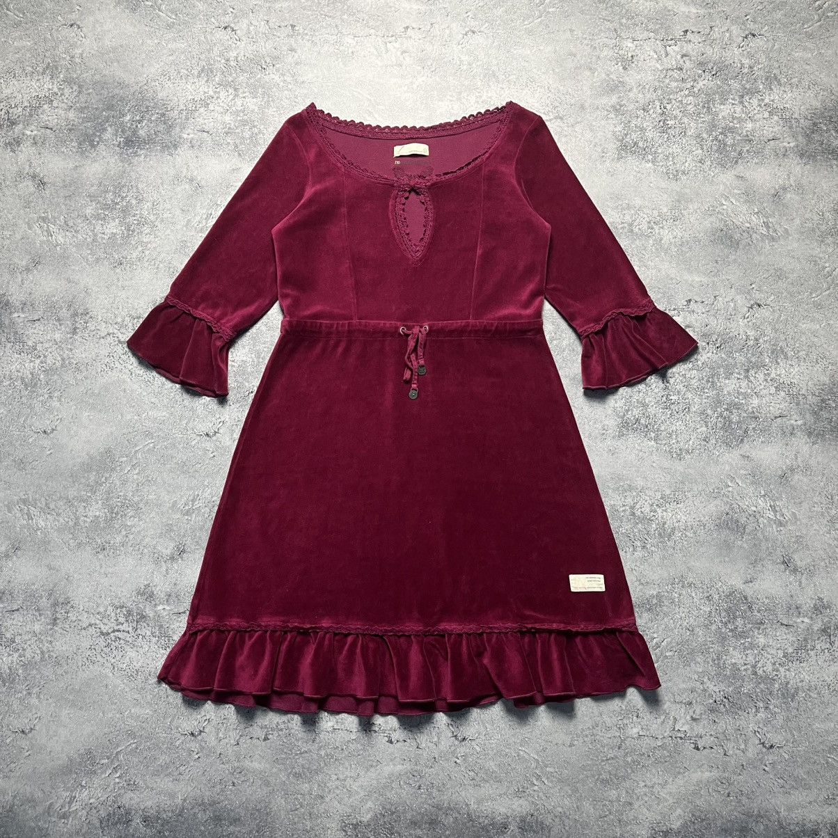 Odd Molly Odd Molly Velour Mini Dress Streetwear Luxury Designer Y2K Size S / US 4 / IT 40 - 1 Thumbnail