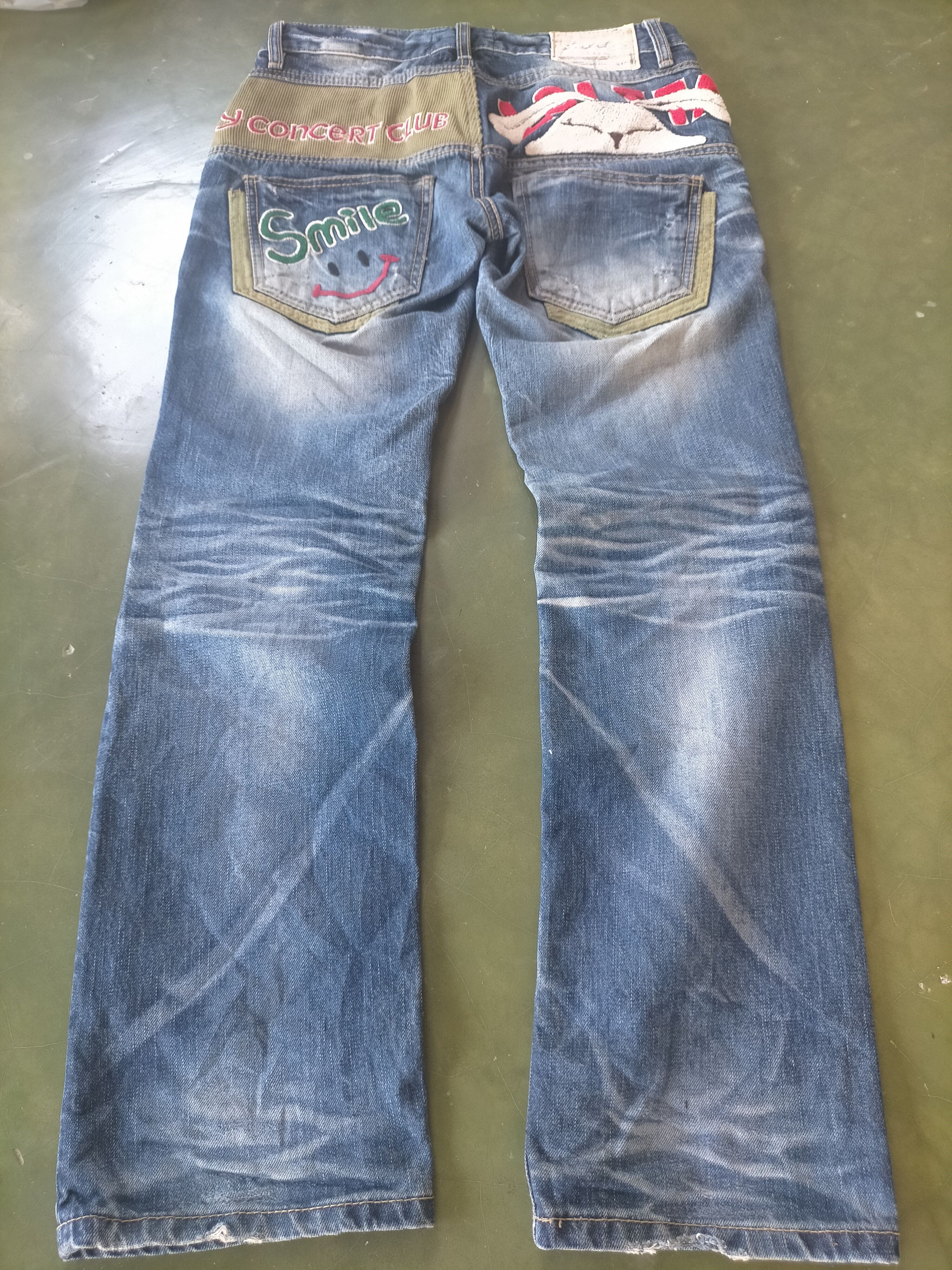 Tornado Mart 🔥90s Rare Yoshimoto nara x Lolita Rare jeans Size US 30 / EU 46 - 2 Thumbnail