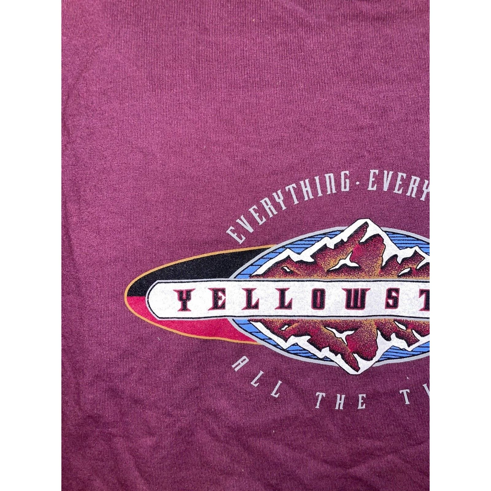 Vintage Vintage Yellowstone Shirt Everything All Time Tee VTG 90s XL Size US XL / EU 56 / 4 - 2 Thumbnail