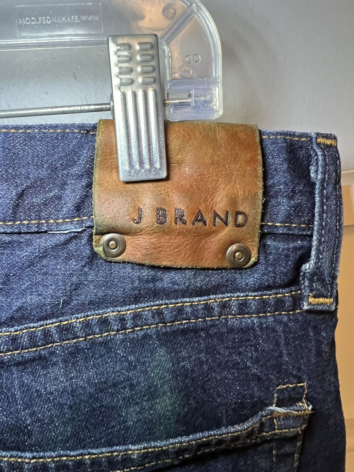 J Brand Vintage J. Brand raw blue selvedge denim slim skinny jeans Size US 34 / EU 50 - 3 Thumbnail