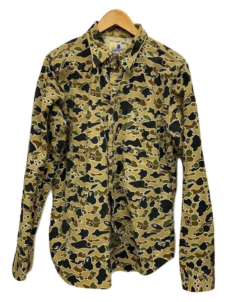 Bape Vintage 90s Nigo Era Psyche Camo Fleece Flannel Shirt