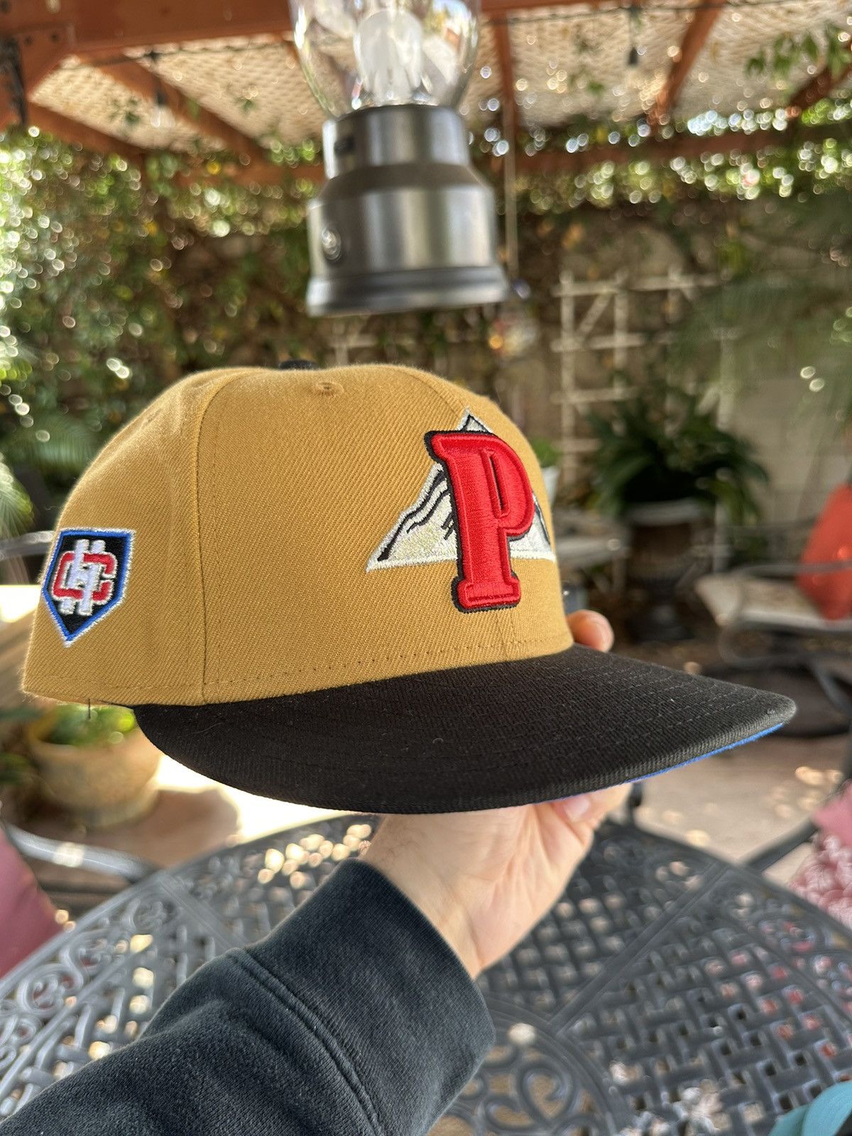 Hat Club “P” Hatclub Fitted Hat Size ONE SIZE - 1 Thumbnail