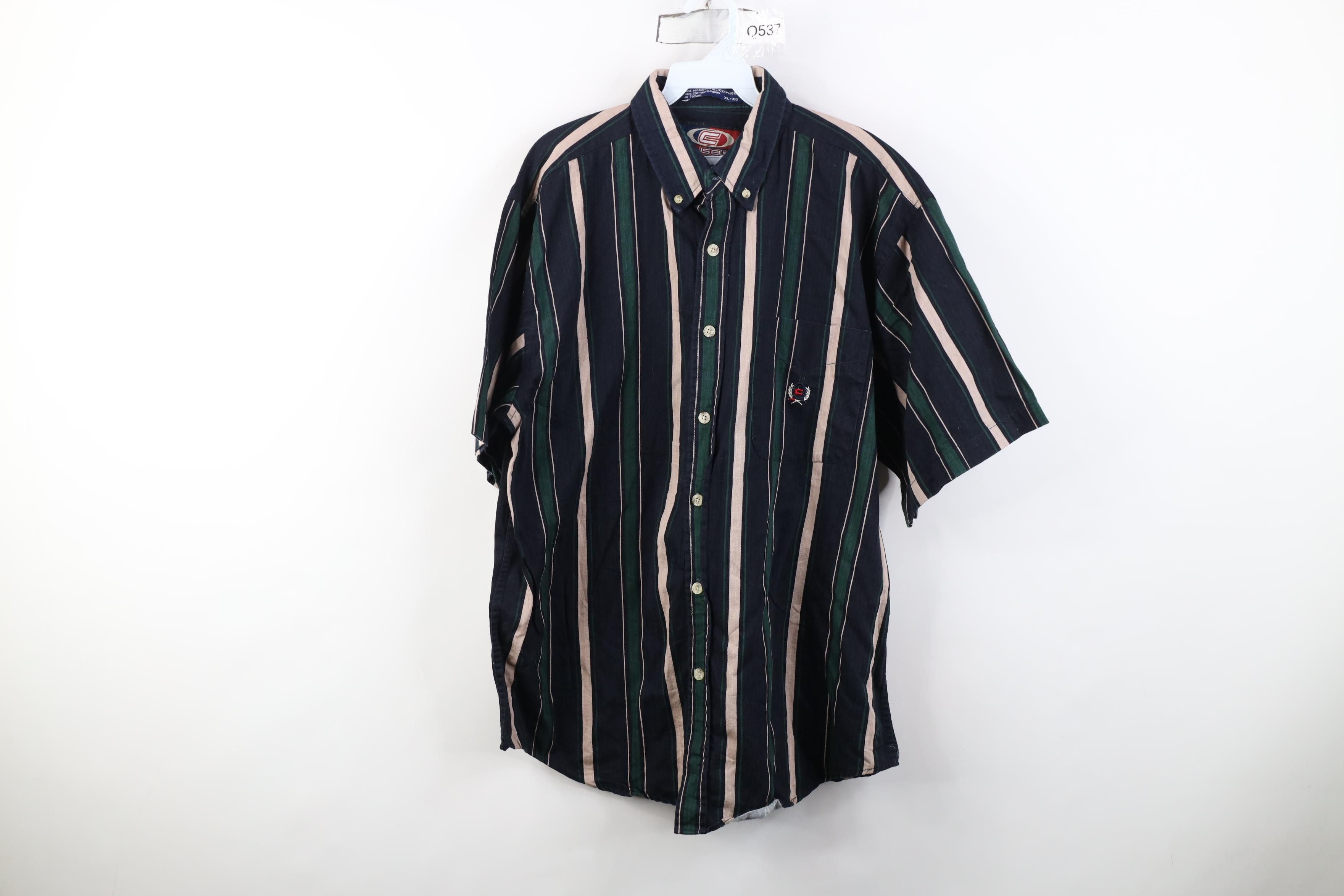 Vintage Vintage 90s Y2K Streetwear Block Collared Button Down Shirt Size US XL / EU 56 / 4 - 1 Thumbnail