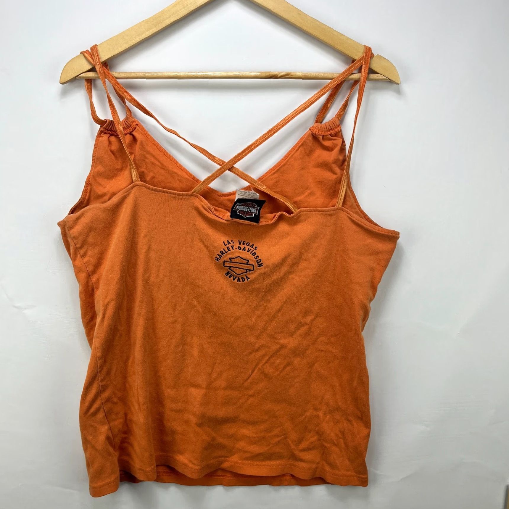 Harley Davidson VINTAGE Harley-Davidson Tank Top Shirt Womens XL Orange Harley-Davidson Tank Top Shirt Womens XL Orange 90s? Size XL / US 12-14 / IT 48-50 - 7 Thumbnail