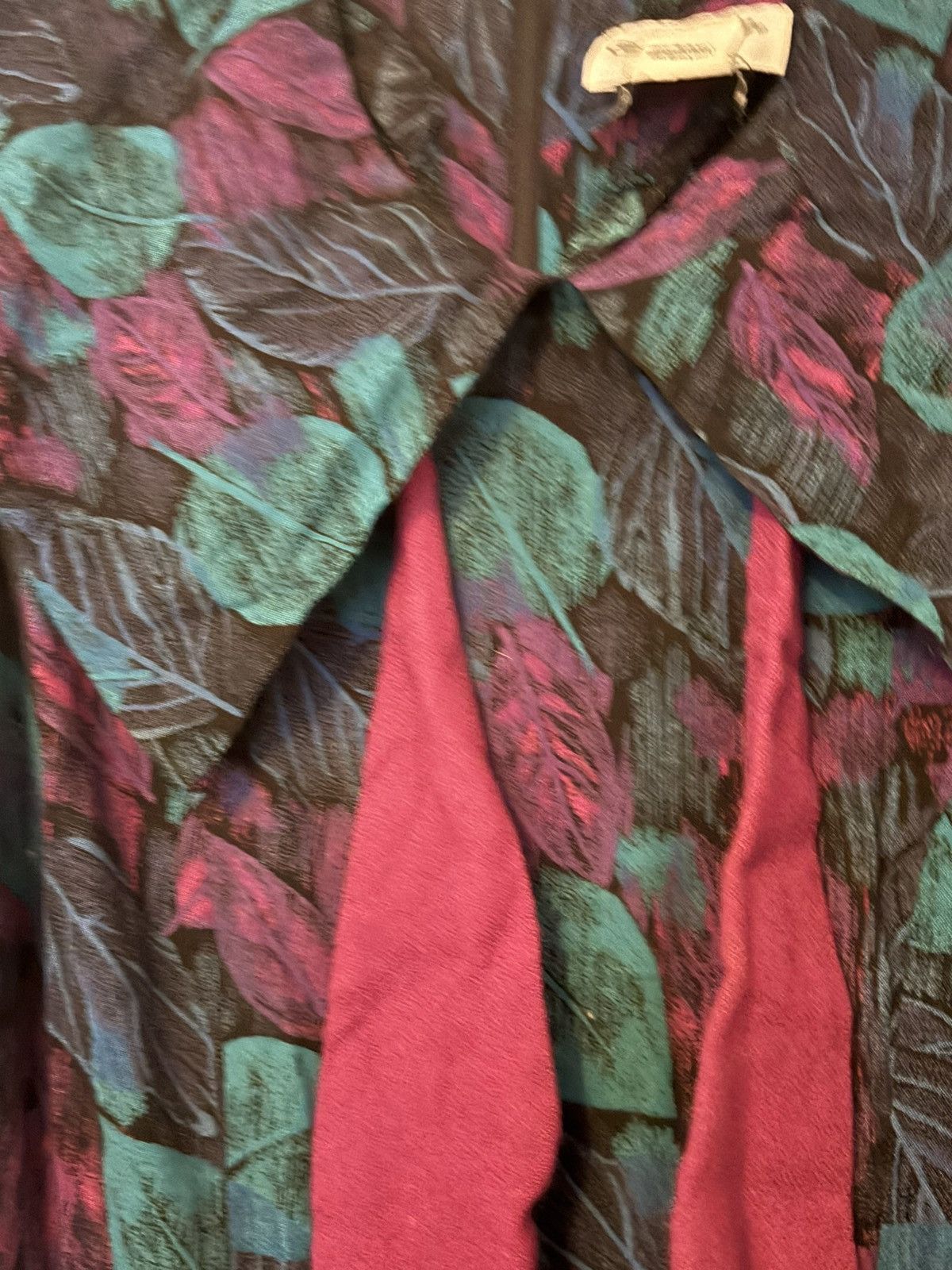 Vintage Vintage 70s Style Collared Necktie Mini Dress Print Small Size S / US 4 / IT 40 - 5 Thumbnail