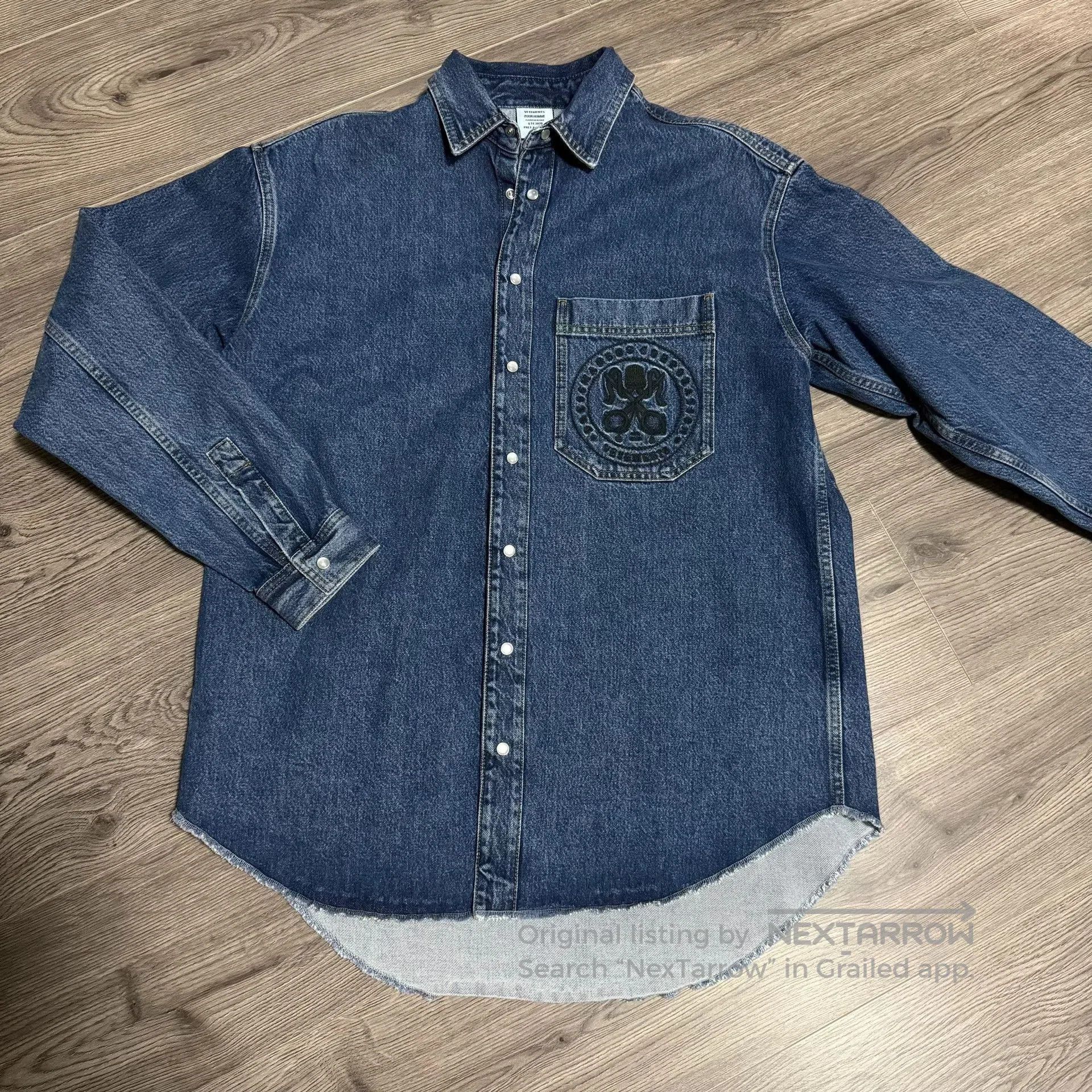 VETEMENTS Denim Shirt Jacket XS.