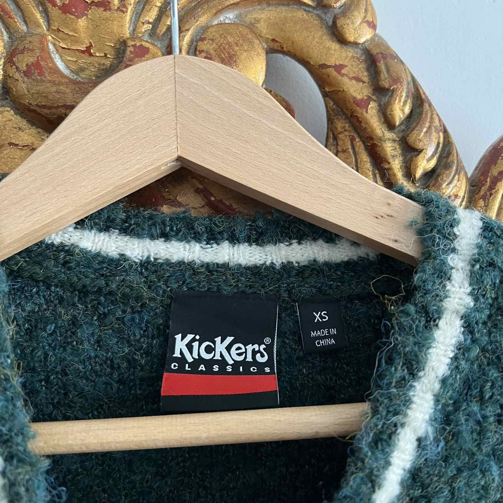 Kickers × Vintage Vintage Kickers knit sweater Sz xs Size XS / US 0-2 / IT 36-38 - 5 Thumbnail