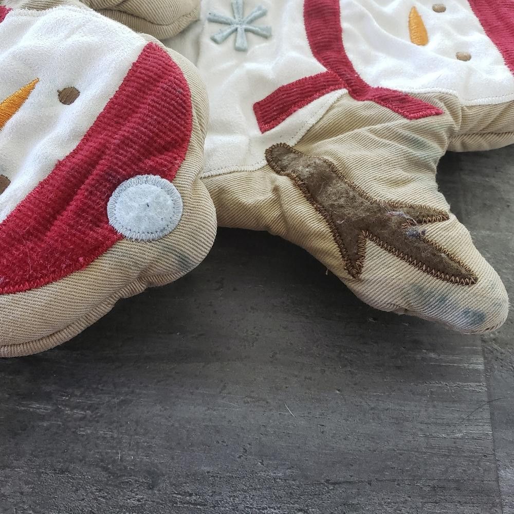 Designer Xmas Snowman Oven Mitt 2 Bundle Size ONE SIZE - 3 Thumbnail
