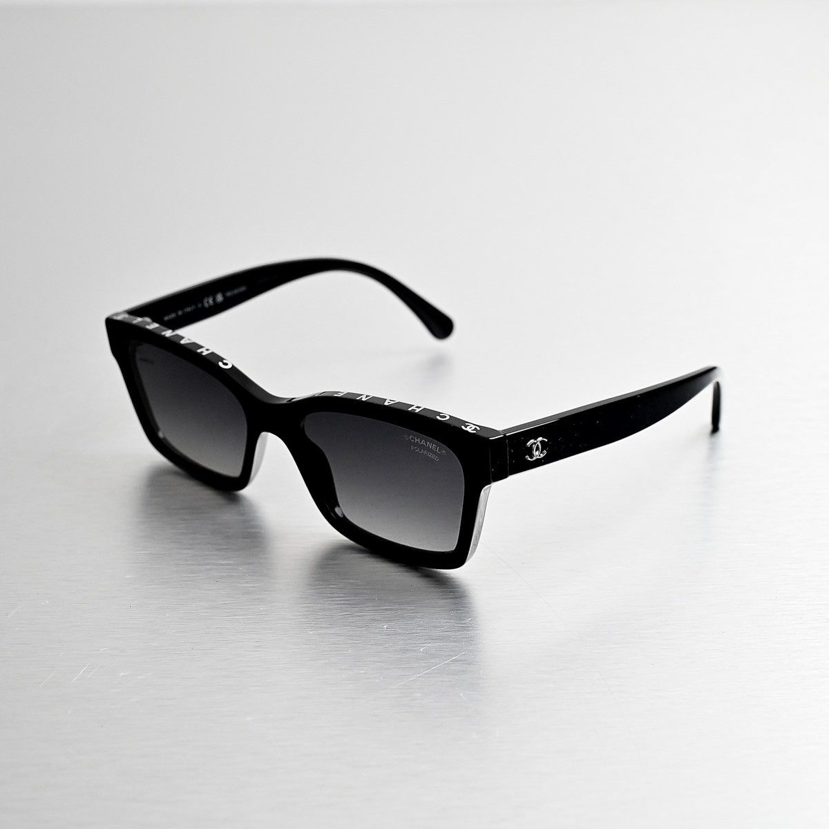 Chanel CHANEL 0CH5417 C501S8 BLACK GREY SUNGLASSES Size ONE SIZE - 1 Thumbnail