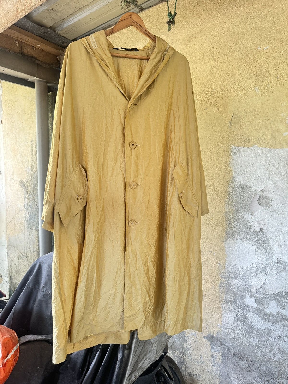 Issey Miyake Aw1988 WINDCOAT ISSEY MIYAKE NYLON HOODIE Size US M / EU 48-50 / 2 - 1 Thumbnail