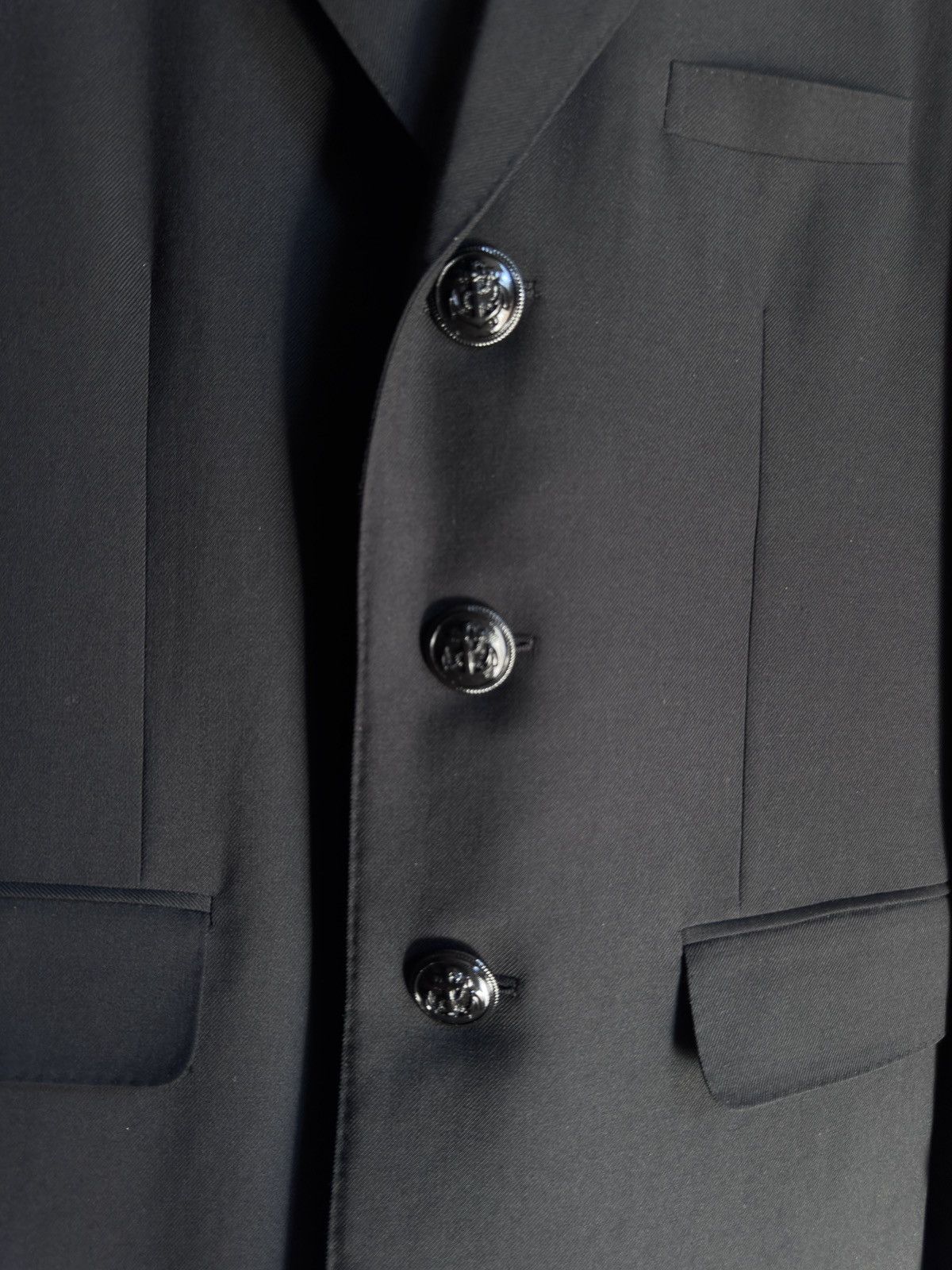 Saint Laurent Paris FW16 Baroque Blazer in Black Wool Size 48R - 5 Thumbnail