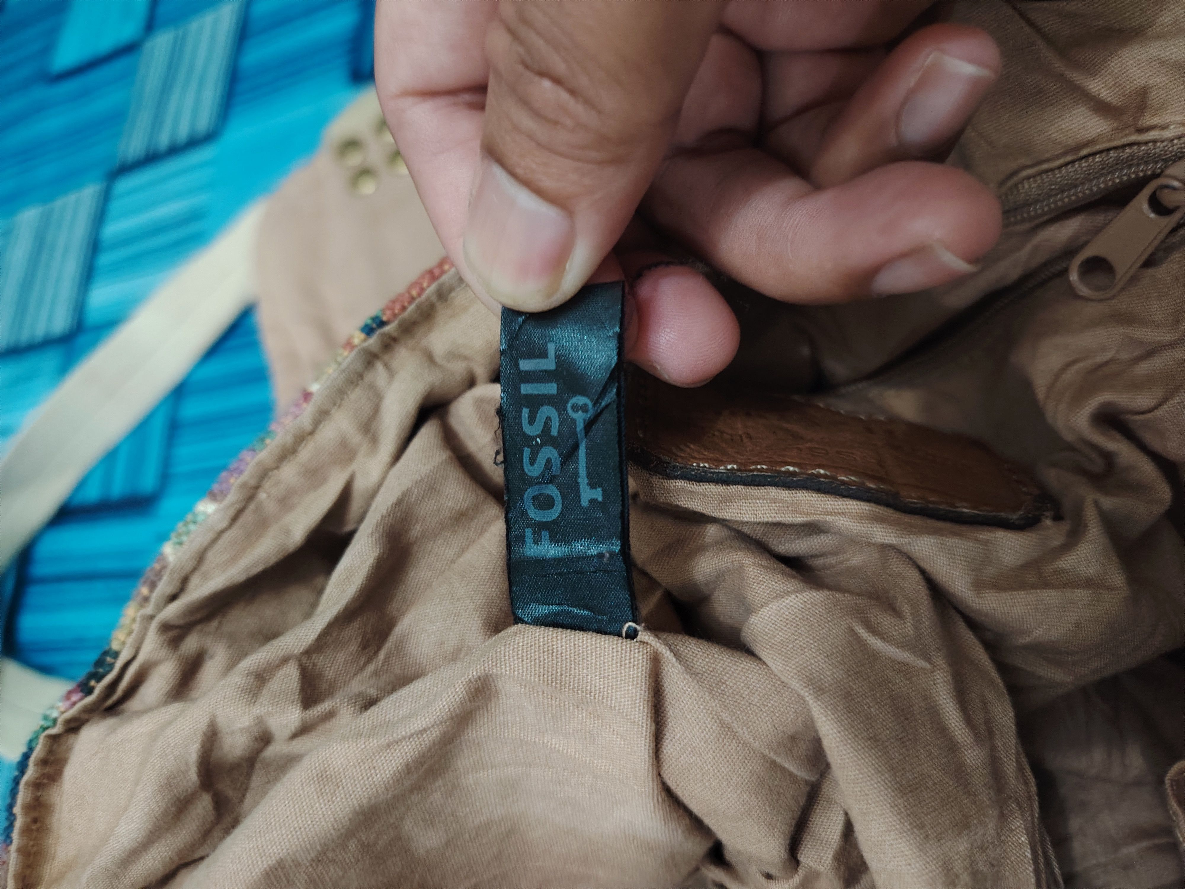 Fossil Rare Vtg Fossil Sling bag kapital Style Bag Size ONE SIZE - 18 Thumbnail