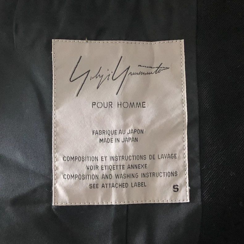 Yohji Yamamoto Yohji Yamamoto Yohji Yamamoto 97aw Black Suit Jacket Size US S / EU 44-46 / 1 - 3 Thumbnail