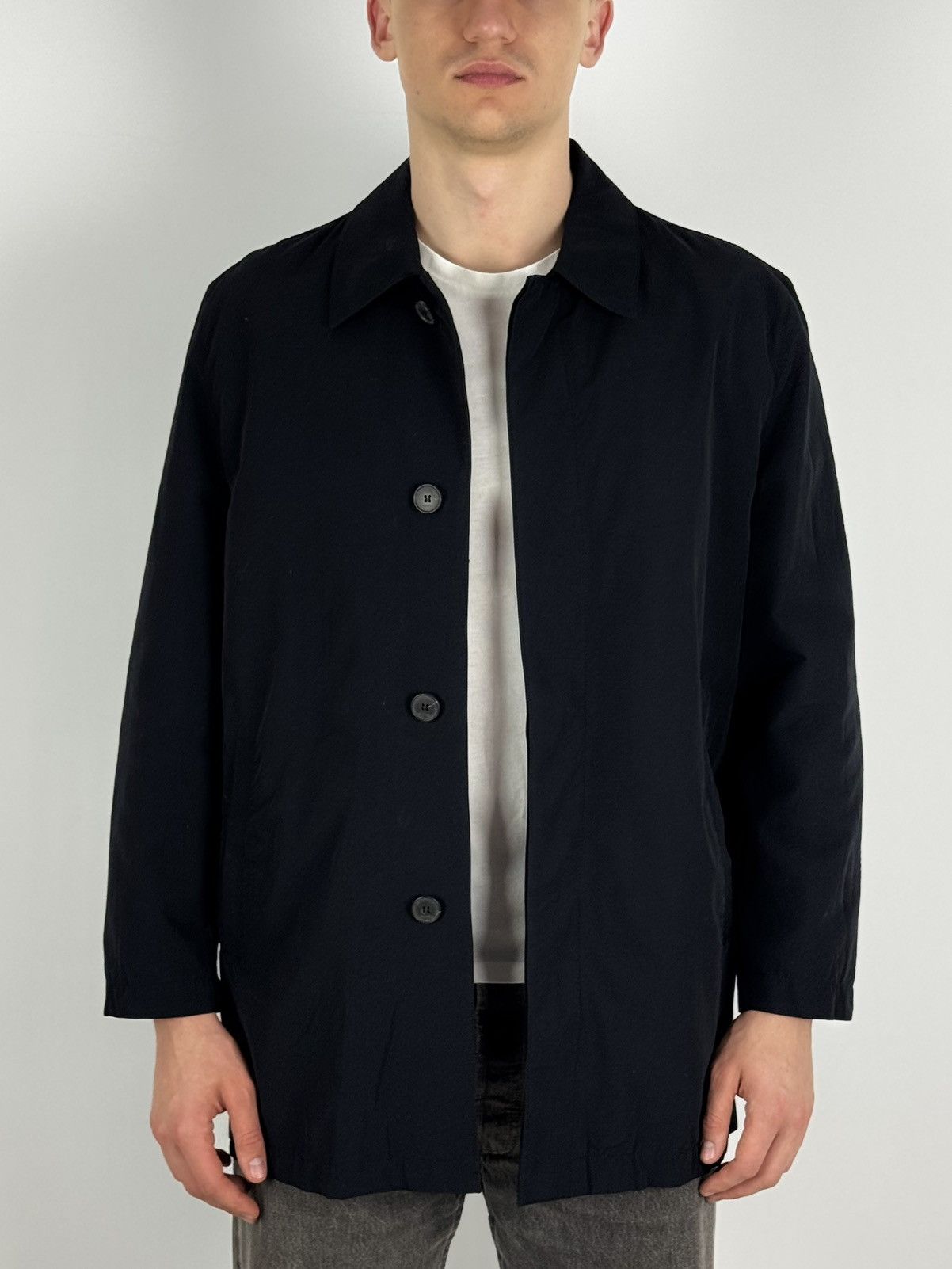 Karl Lagerfeld Vintage Lagerfeld Lightweight Cotton/Nylon Trench Coat Size US M / EU 48-50 / 2 - 2 Thumbnail