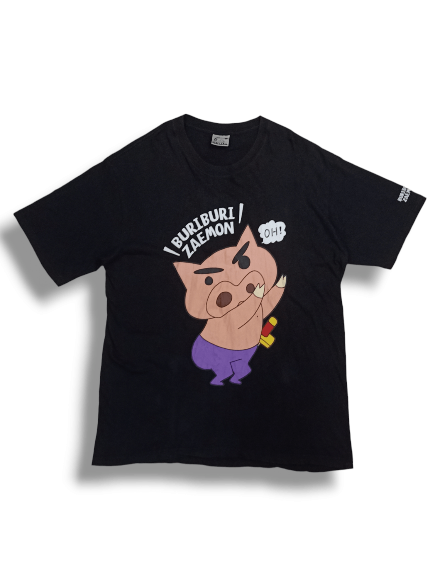 Anime × Japanese Brand BURIBURIZAEMON Crayon Shin-chan Big Graphics Black Tee Size US XL / EU 56 / 4 - 1 Thumbnail