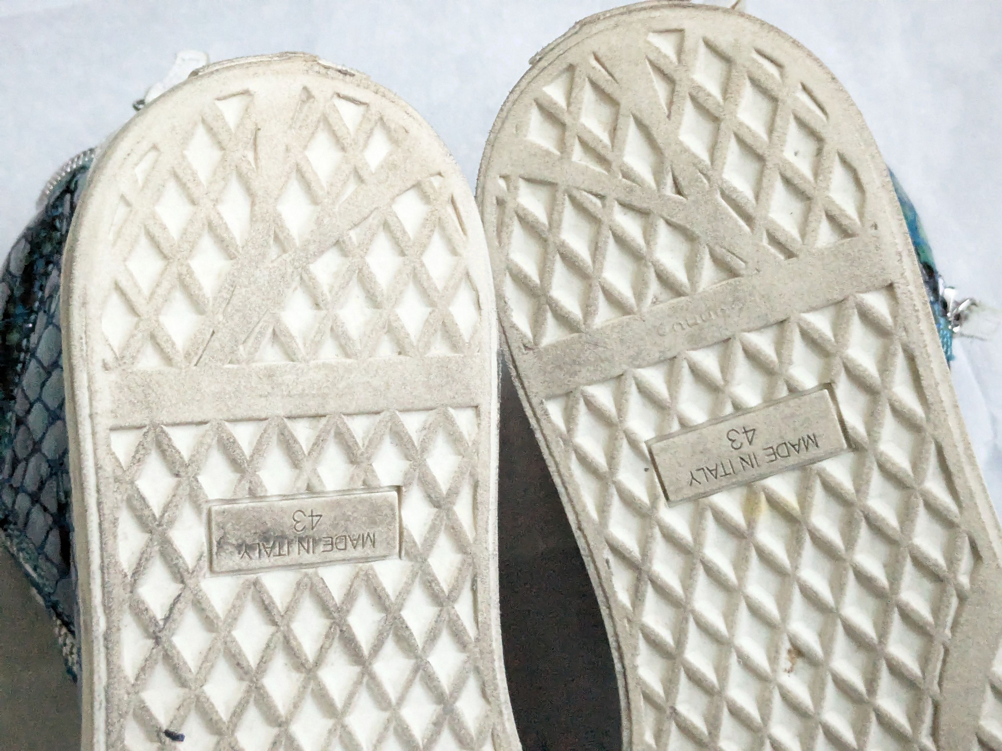 Giuseppe Zanotti Giuseppe Zanotti Sneakers Blue White 10 43 High Tops Snake Size US 10 / EU 43 - 15 Thumbnail