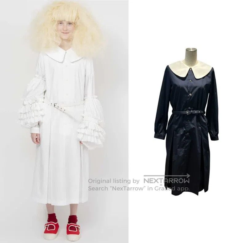 Comme des Garcons Comme des Garcons Round Neck Belted Dress Size XS / US 0-2 / IT 36-38 - 1 Thumbnail