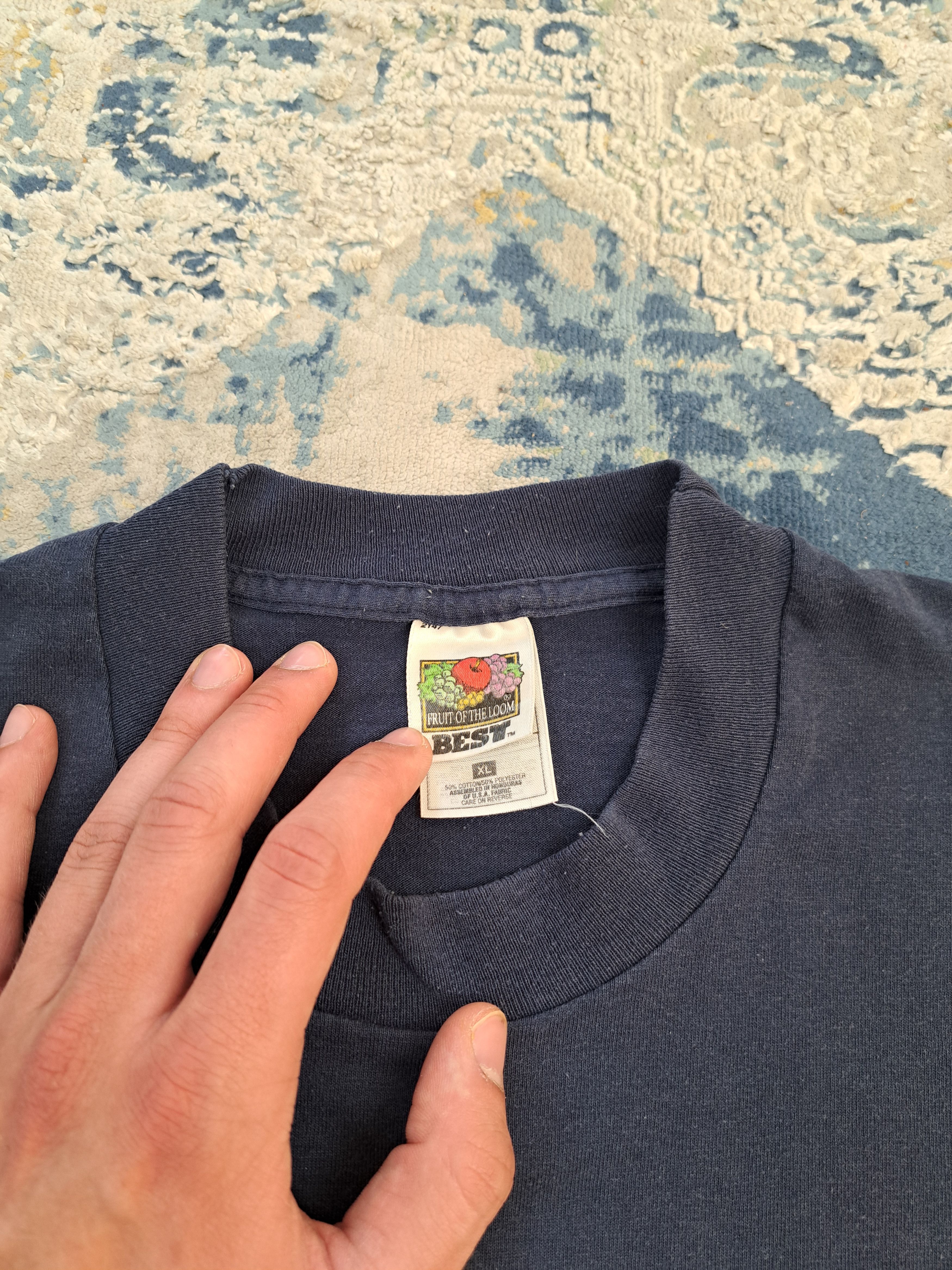 Vintage Vintage 90s 1996 Patriot Football NFL Tee Single Stitch Size US L / EU 52-54 / 3 - 3 Thumbnail