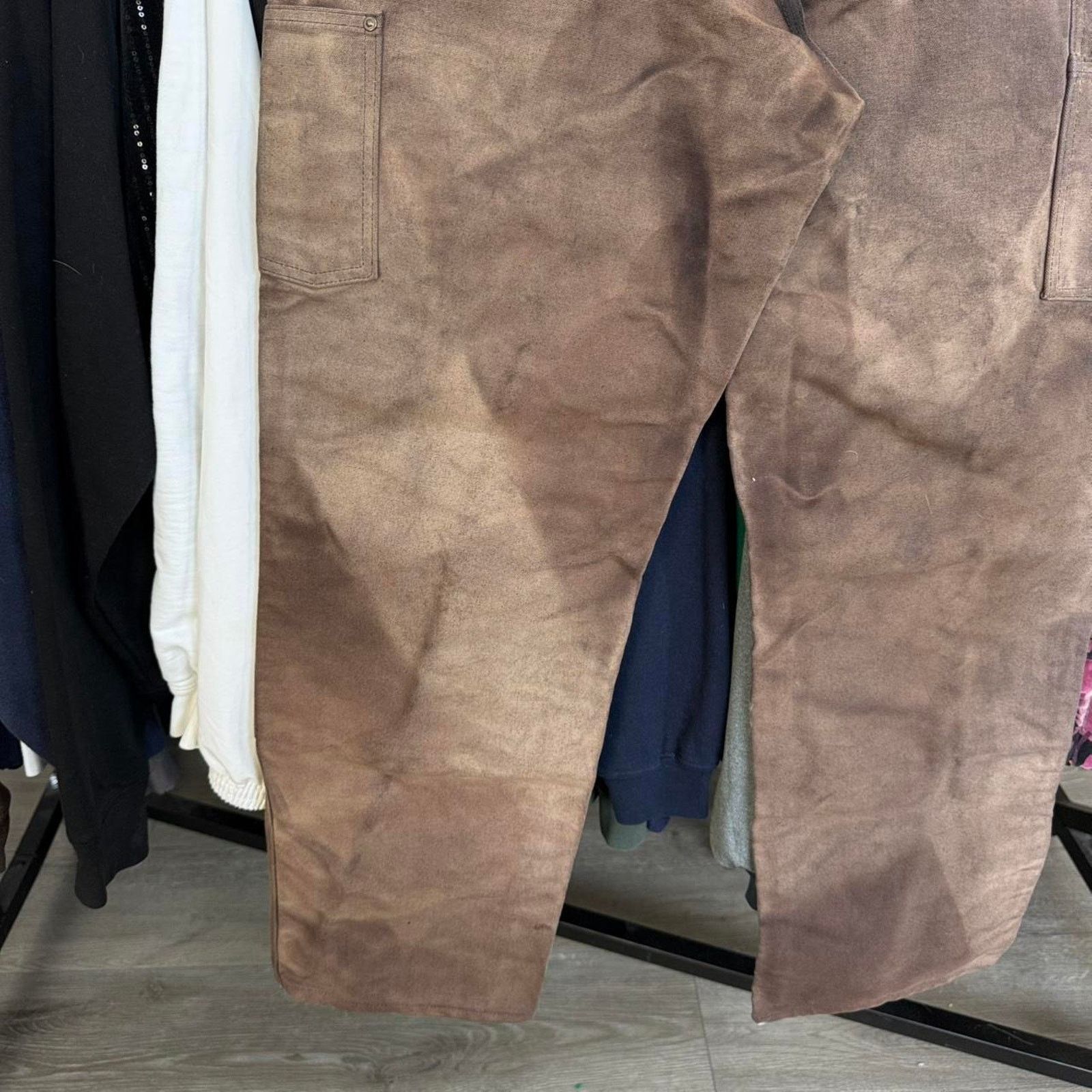 Carhartt Carhartt Double Knee Super Faded Baggy Workwear Pants Size US 35 - 8 Thumbnail