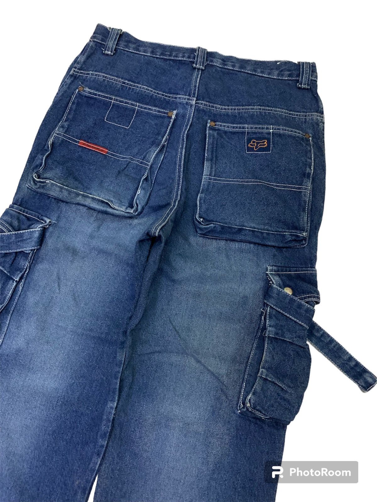 Fox Racing Vintage 90s Fox Racing Baggy Cargo Pant Size US 31 - 6 Thumbnail