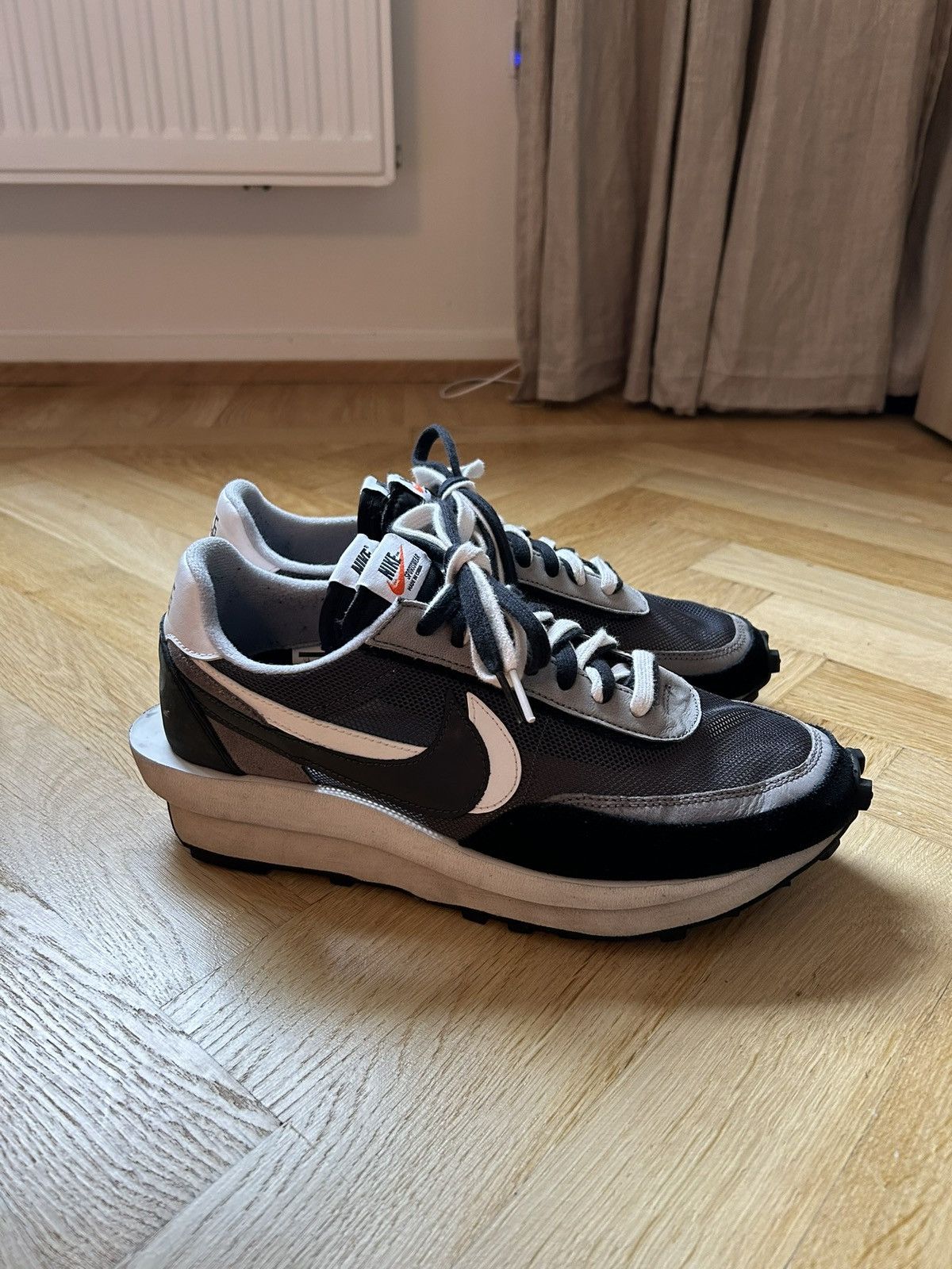 Nike × Sacai Nike Sacai LD Waffle Black Size US 10 / EU 43 - 3 Thumbnail