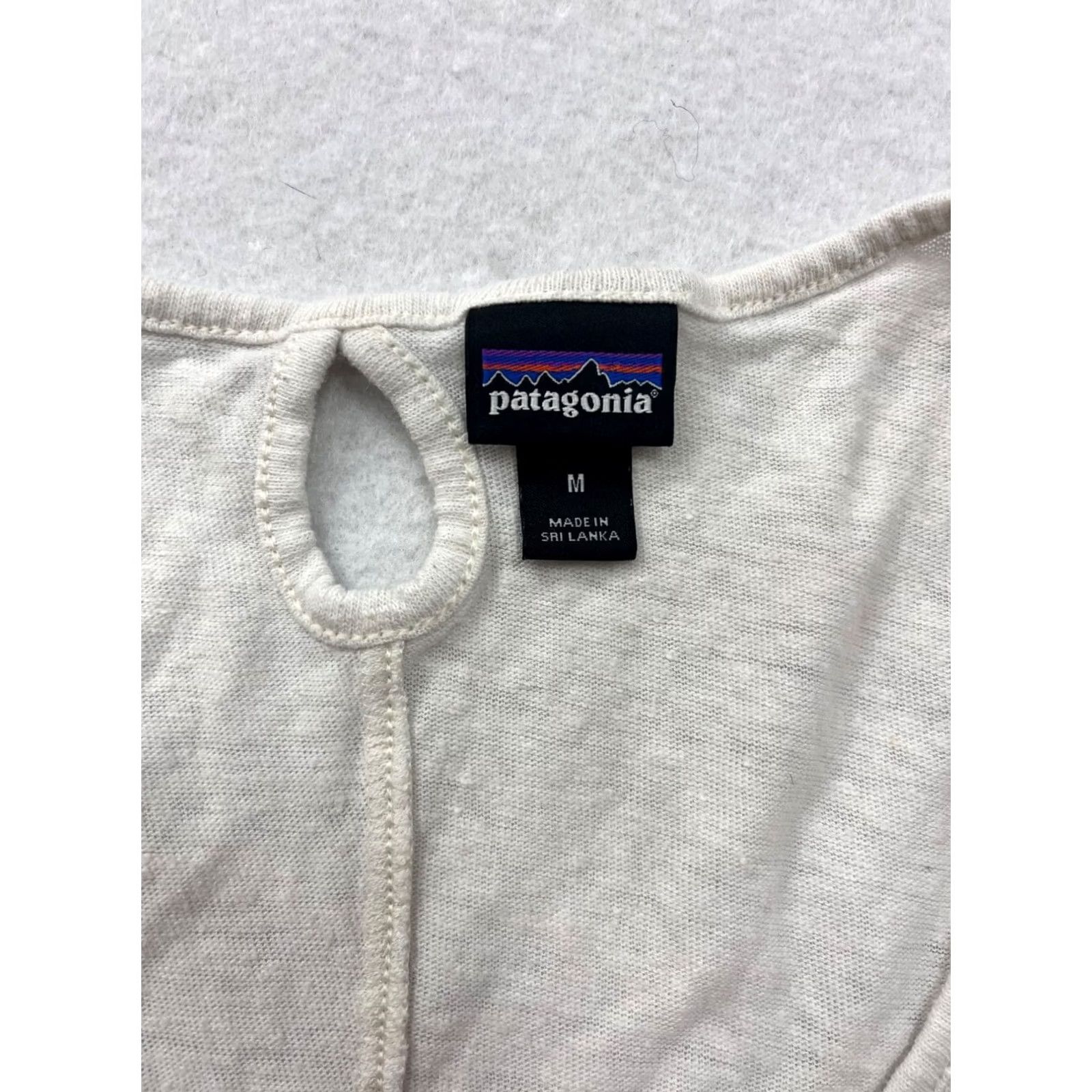 Patagonia VINTAGE Women's Patagonia Mount Airy Scoop TankTop Tank Womens Medium White Jersey 6006 Size M / US 6-8 / IT 42-44 - 3 Thumbnail