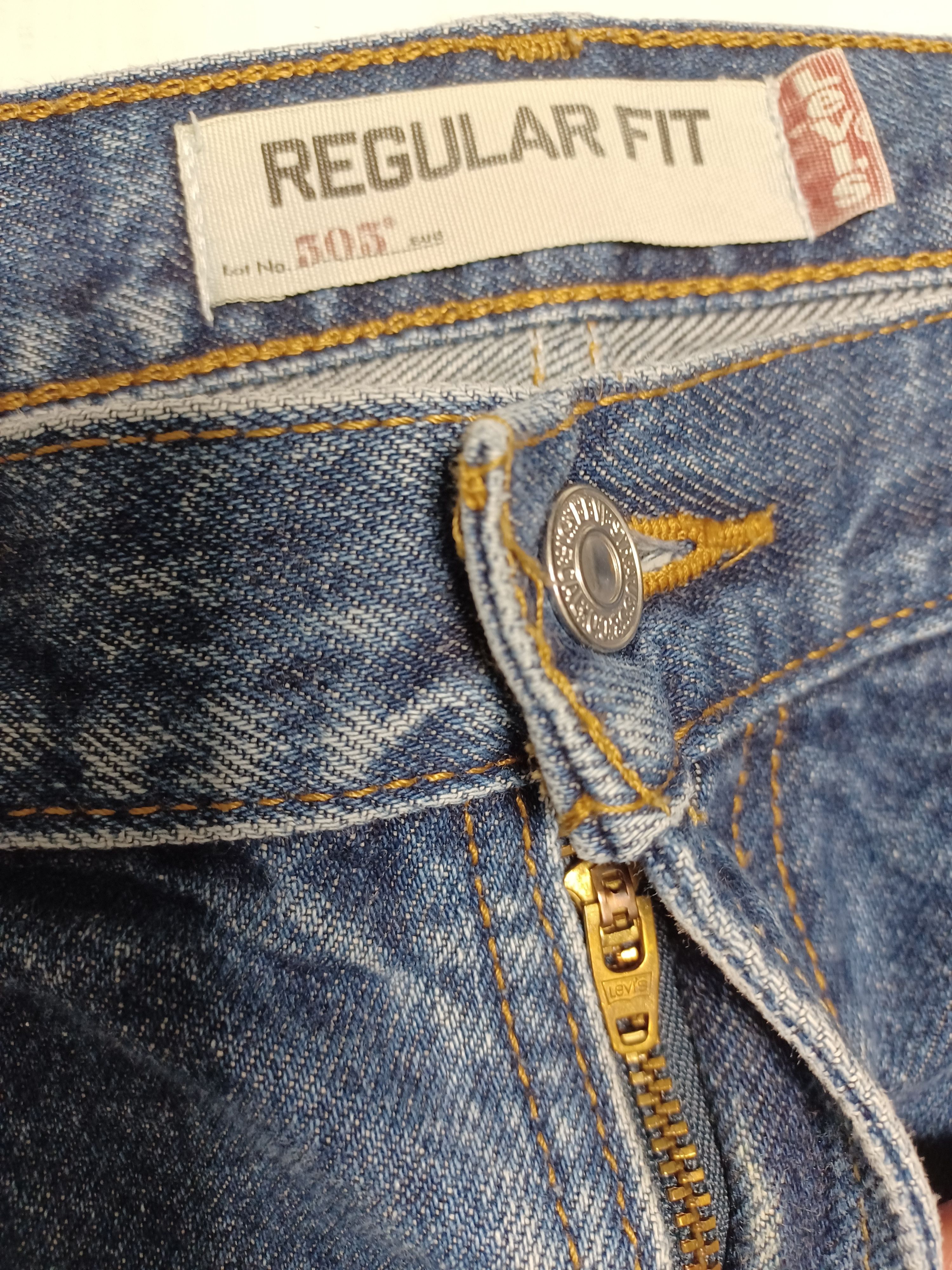 Levi's Vintage Clothing LEVIS 505 VINTAGE MADE IN LESOTHO REGULAR JEANS W36 L30 Size US 36 / EU 52 - 3 Thumbnail