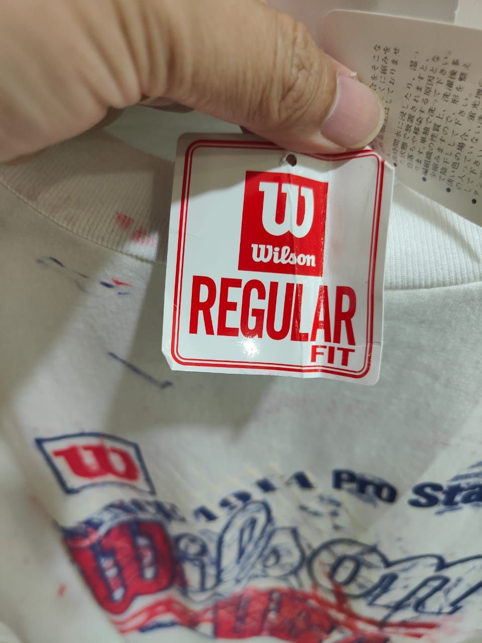 Vintage NOS vintaGE wilson pro staff usa shirt single MADE IN JAPAN Size US L / EU 52-54 / 3 - 8 Thumbnail