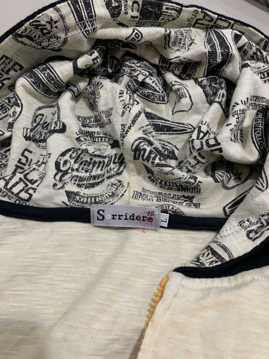Japanese Brand Sorridere style jacket zipper hoodie Size US L / EU 52-54 / 3 - 4 Thumbnail