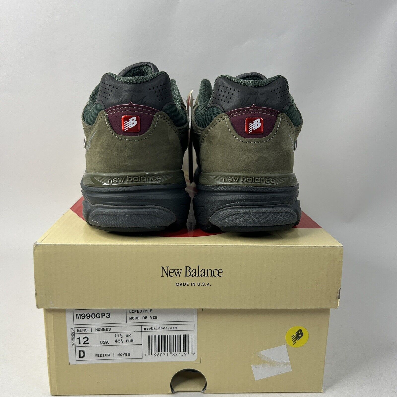 New Balance New Balance 990v3 X Teddy Saints “Green Purple” 2024 Size US 12 / EU 45 - 4 Thumbnail