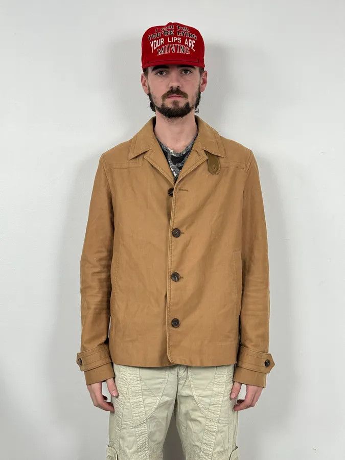 Gucci FW2010 Gucci Beige Buttoned Classy Jacket by Frida Giannini Size US M / EU 48-50 / 2 - 2 Thumbnail