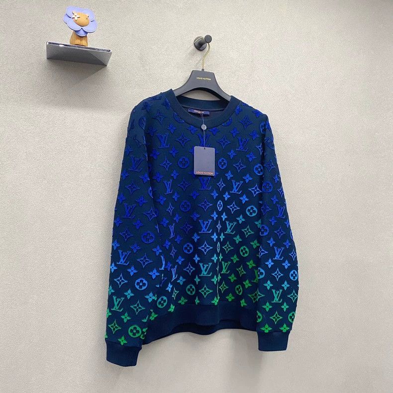 Louis Vuitton Louis Vuitton Full logo gradient sweatshirt 2503-Nextarrow Size US XL / EU 56 / 4 - 3 Thumbnail