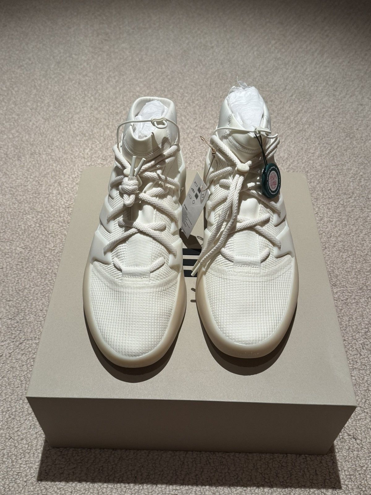 Adidas × Fear of God Adidas x Fear of God Athletics Basketball ‘Cream White’ Size US 13 / EU 46 - 3 Thumbnail