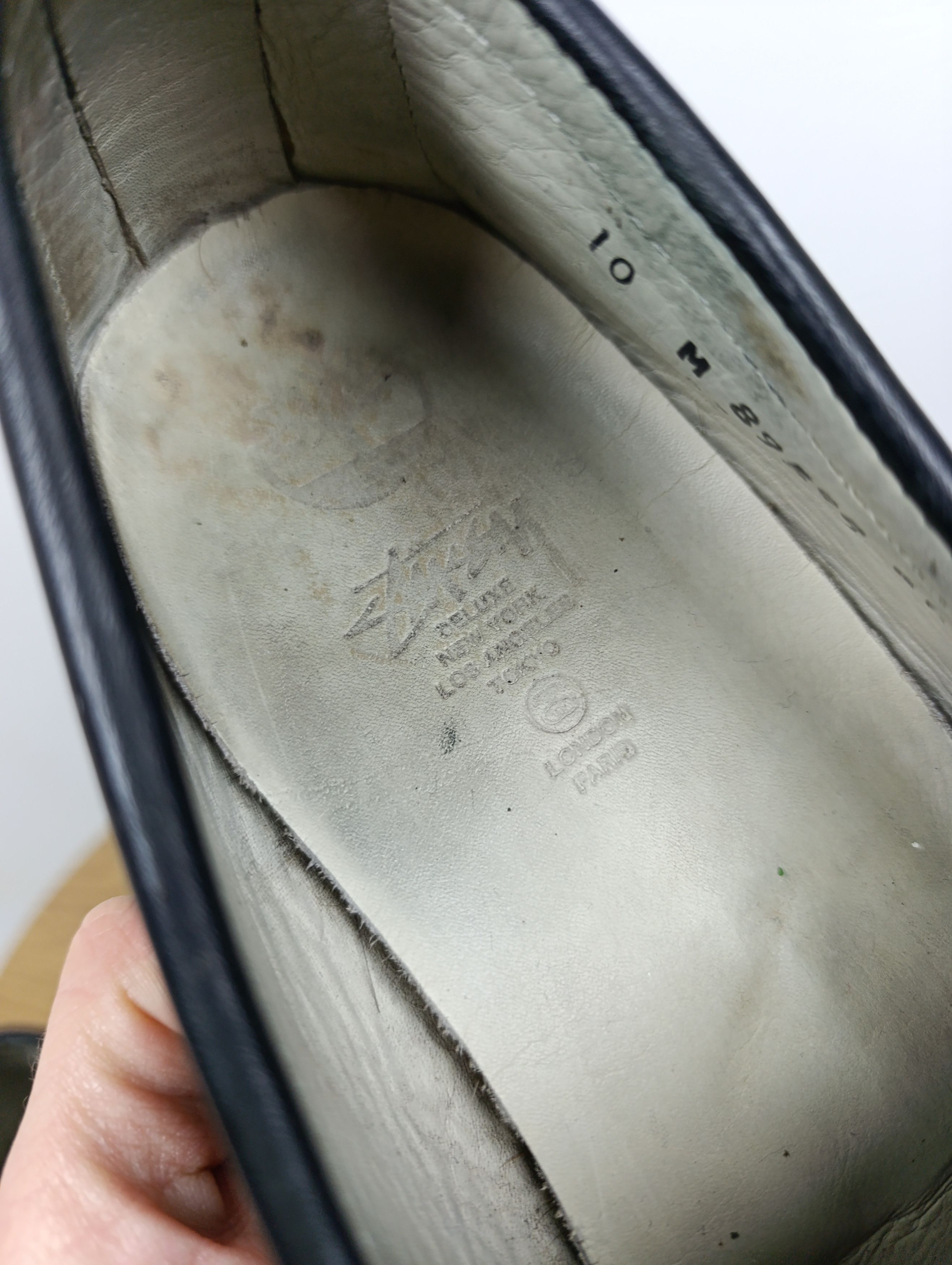 Stussy × Timberland TIMBERLAND×STUSSY DELUXE LEATHER LOAFER BLACK Size US 10 / EU 43 - 18 Thumbnail