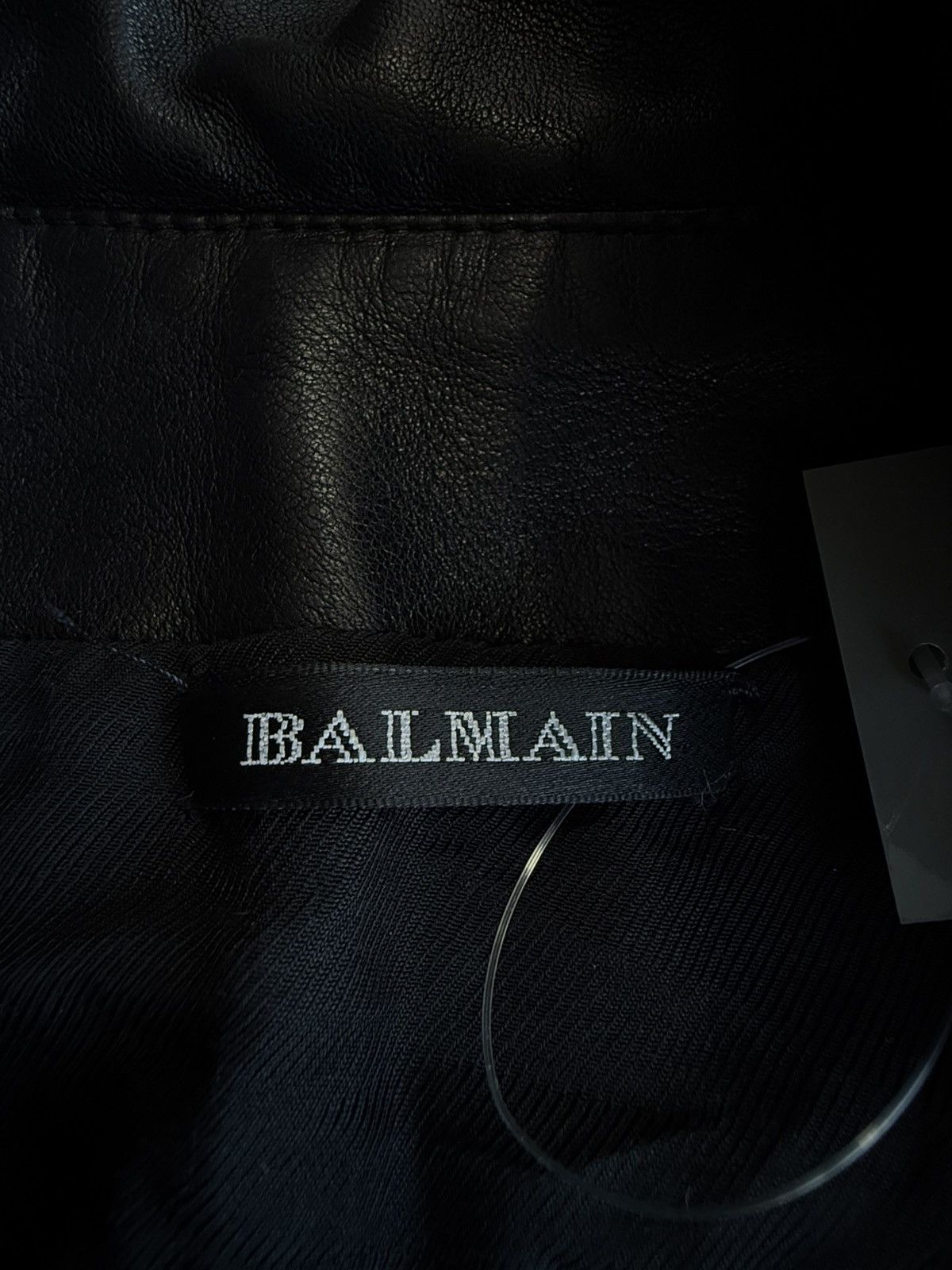 Balmain Balmain - Vintage Quilted Leather Lambskin Cropped Jacket Size S / US 4 / IT 40 - 11 Thumbnail