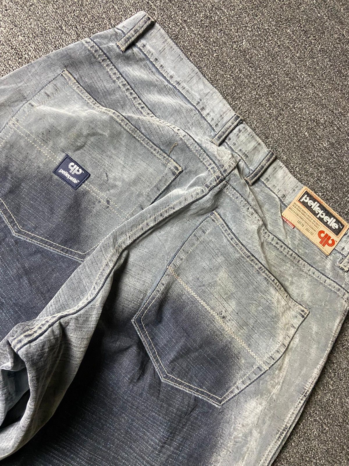 Pelle Pelle Vintage Pelle Pelle Damaged Baggy Jeans (165) Size US 36 / EU 52 - 3 Thumbnail