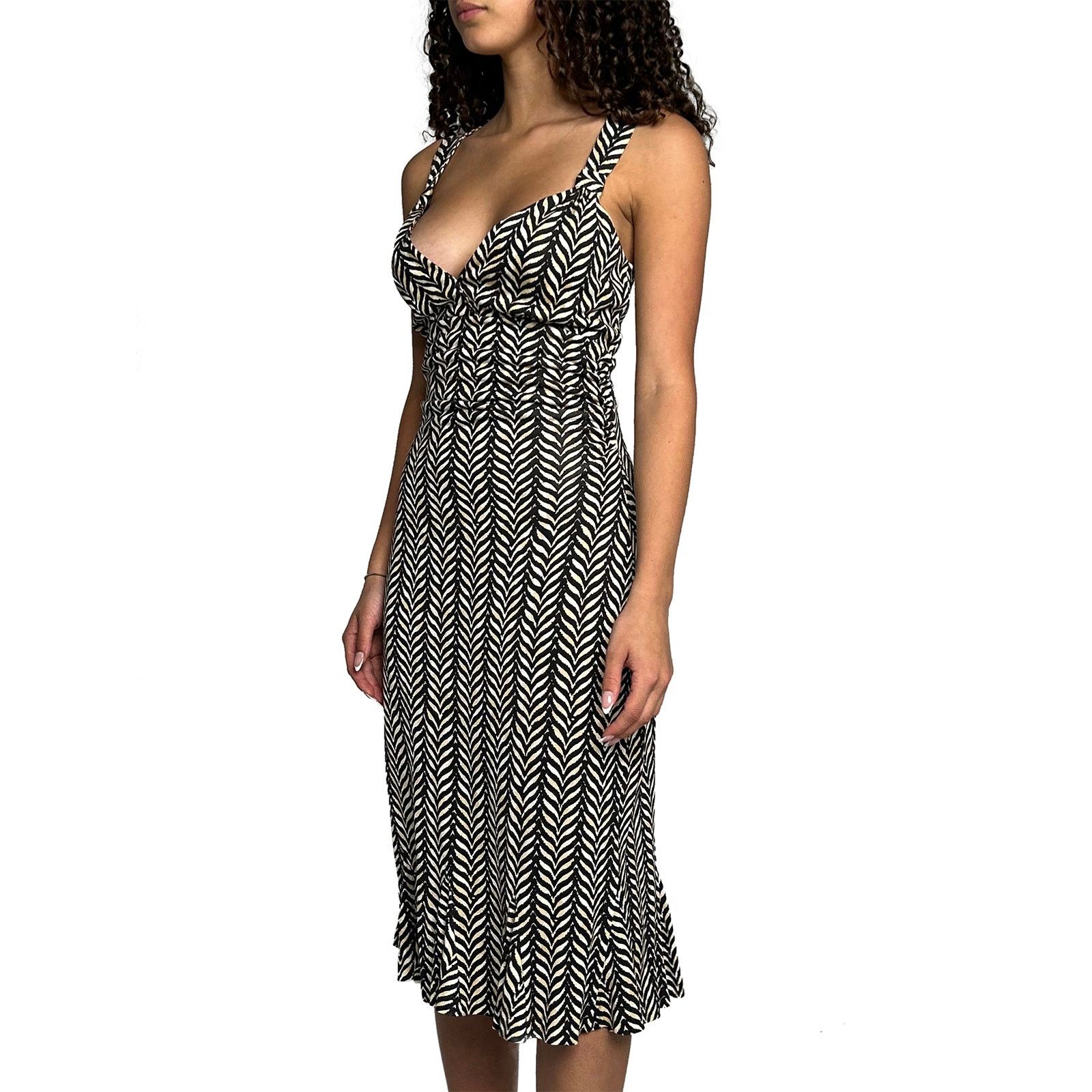 Diane von Furstenberg Brown and black dress Size XS / US 0-2 / IT 36-38 - 3 Thumbnail